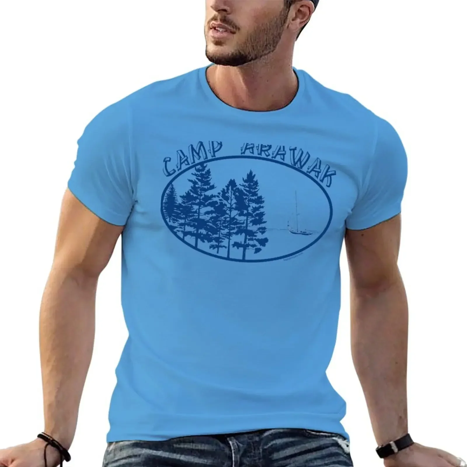 Camp Arawak T-Shirt quick drying sweat essential t shirt heavyweights plus size men clothing