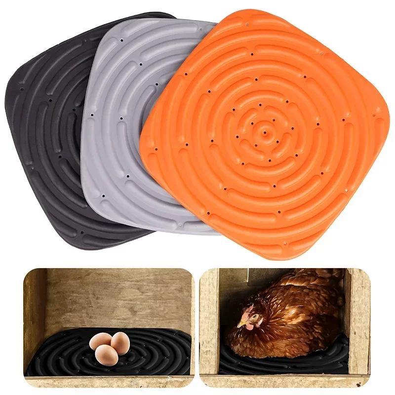 

4pcs Reusable and Washable Chicken Bedding Mats Foam Chicken Nesting Pads Laying Mats for Laying Egg Farm Poultry Mats