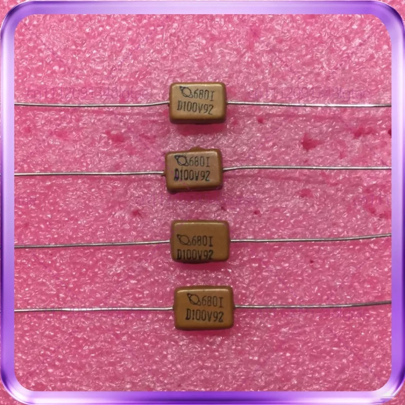 50pcs CY-0-100V Mica Capacitor 100V-510PF 100V-560PF 100V-620PF 100V-680PF