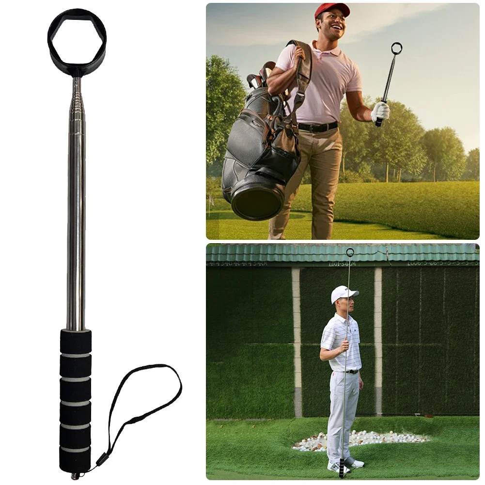 8.86 FT Golf Ball Pick Up Retriever Grabber Telescopic Golf Ball Retriever Extendable Golf Ball Retriever Golf Gifts for Golfers