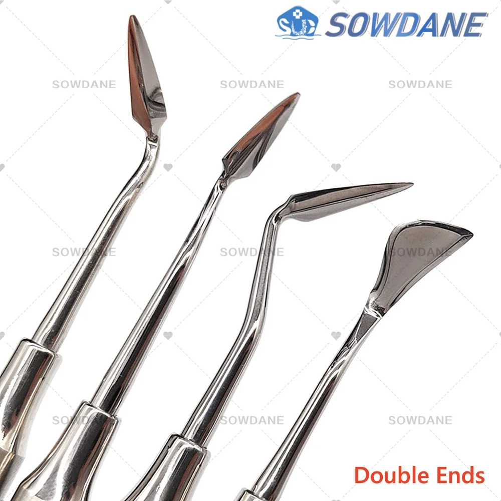 

Dental Scaler Cutter Tooth Cleaning Double Ends Stainless Steel Dental Periodontal Gingival Blade Scaler Knife