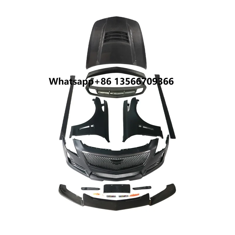 

Auto Body Parts CTS Upgrade CTS-V Front Bumper Assembly Carbon Fiber Bodykit for Cadillac CTS Body Kits