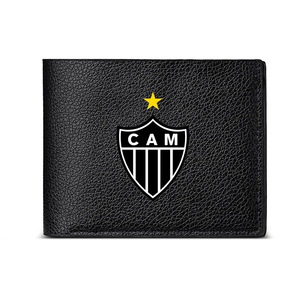 Cam Shield Emblem Black Wallet With Star Detail Fashionable Business And Casual Design For Men
