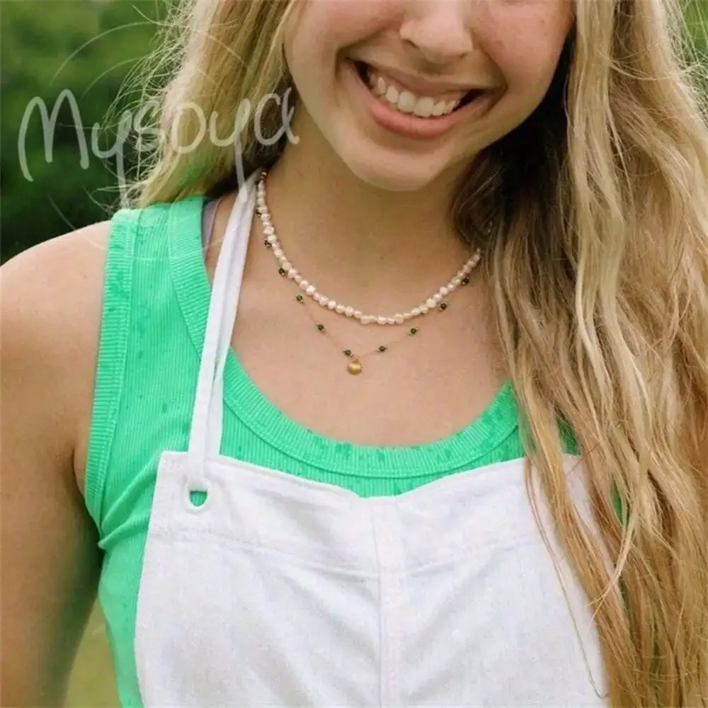 

MYSOYA белое ожерелье из пресноводного жемчуга в стиле барокко 5-6 мм, подарочная коробка с жемчугом, июнь, подарок на день рождения, подарок на свадьбу/день рождения, ежедневный подарок