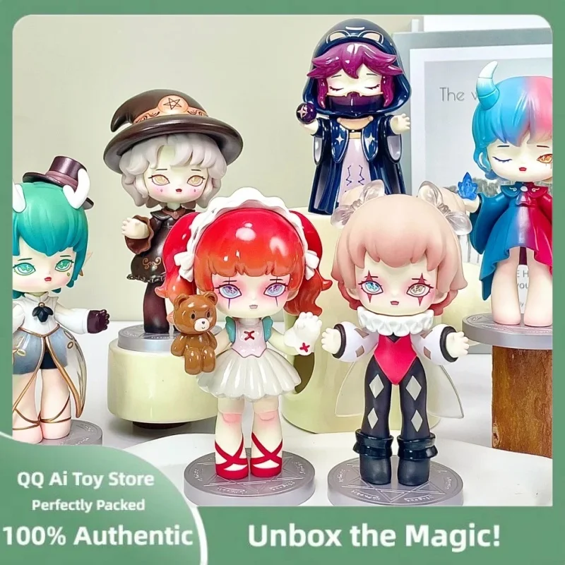 

Оригинальная серия Misya Mysterious Magic Academy, слепая коробка, модные коллекционные фигурки, темный стиль, плюшевые игрушки, подарочные украшения