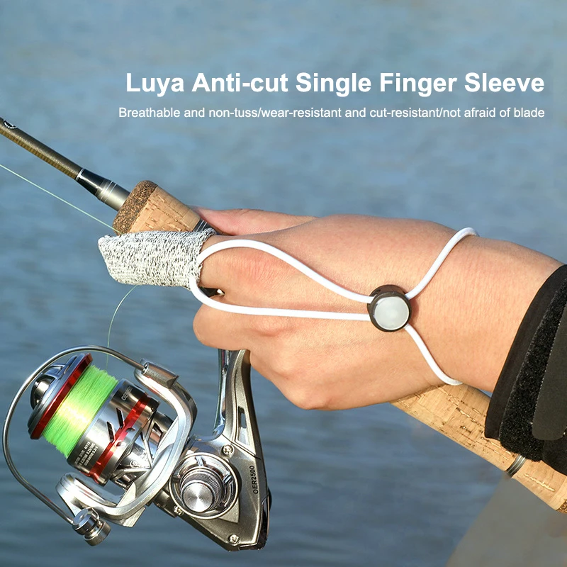 Finger Protective Glove Finger Cover For Fishing Anti-cut Fishing Finger Protector Glove For Casting Control For Outdoor Single