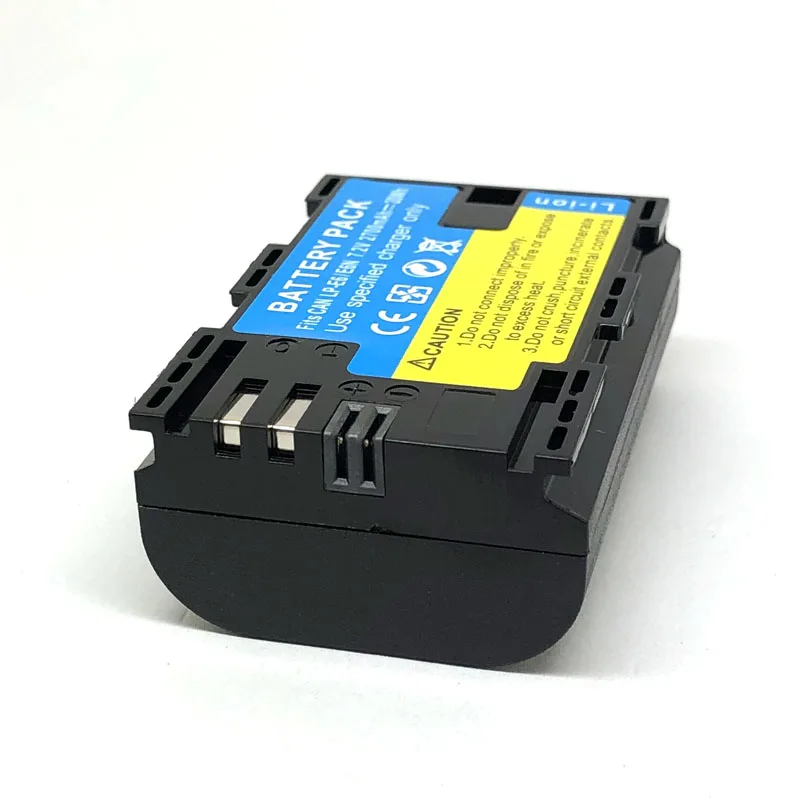 2700mAh LP-E6 LP-E6N Battery Charger For Canon EOS 5DS R 5D Mark II III IV 5D2 5D3 5D4 6D 60Da 7D 7D2 70D 80D 90D R5 R6