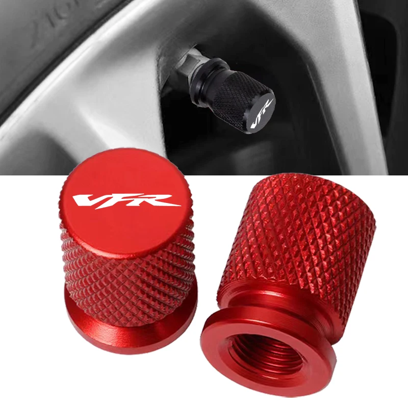 For Honda VFR750 VFR800 VFR 800 800X 750 1200F VFR800F CNC Motorcycle Accessories Wheel Tire Valve Cover Air Port Stem Caps