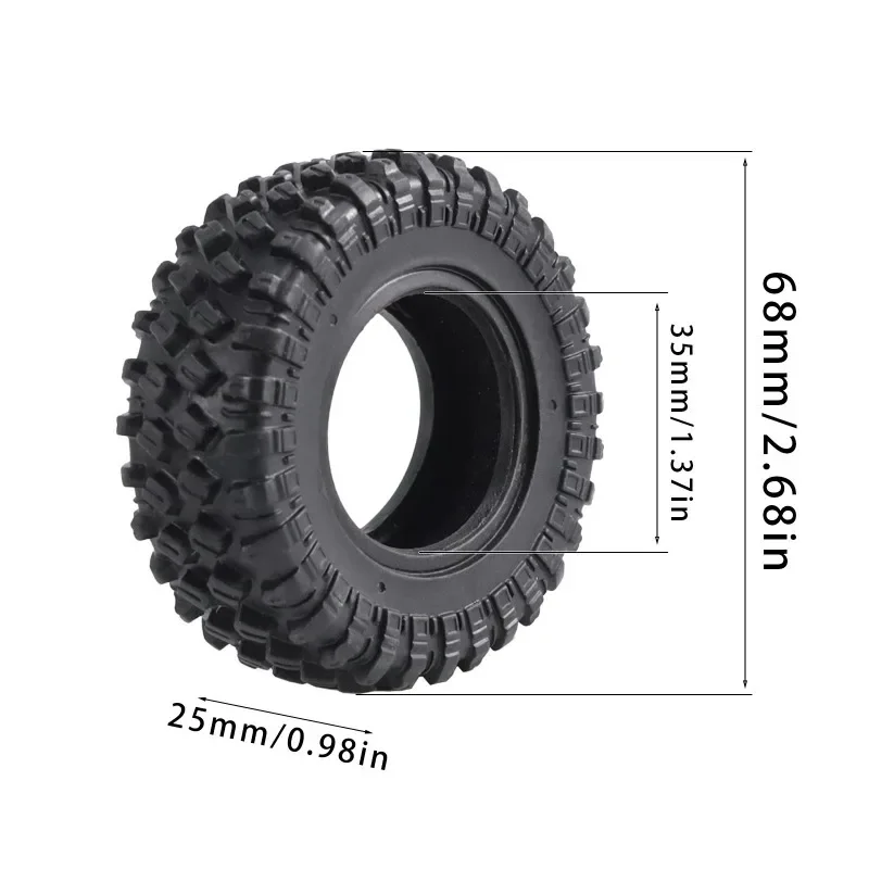 

5mm Hex 40*17mm Alloy Beadlock Wheels for MANGNIU MN82S MND90 MN99S MN78 1/12 RC Crawler Metal Locking Rims Upgrade Parts