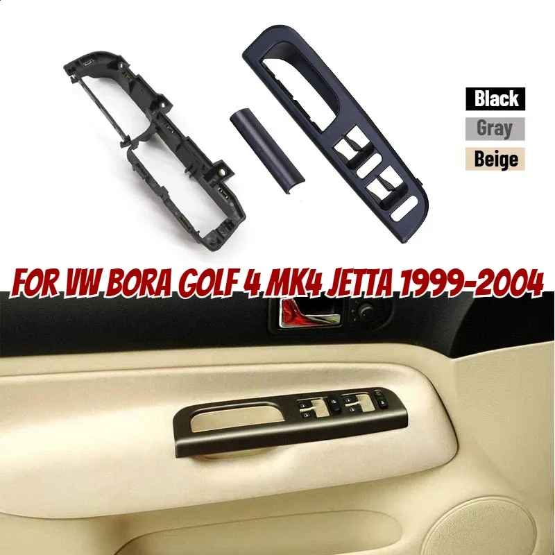 

LHD For Volkswagon VW Bora Golf 4 MK4 Jetta 1999-2004 Black Beige Gray Front Rear Left Right Door Handle Set Replacement