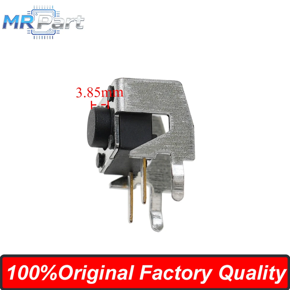 50pieces Original Factory Japan Switch SKHHLMA010 Tactile Switches 6x6x3.85mm Side Press With Bracket Round Button Thru-Hole 2P