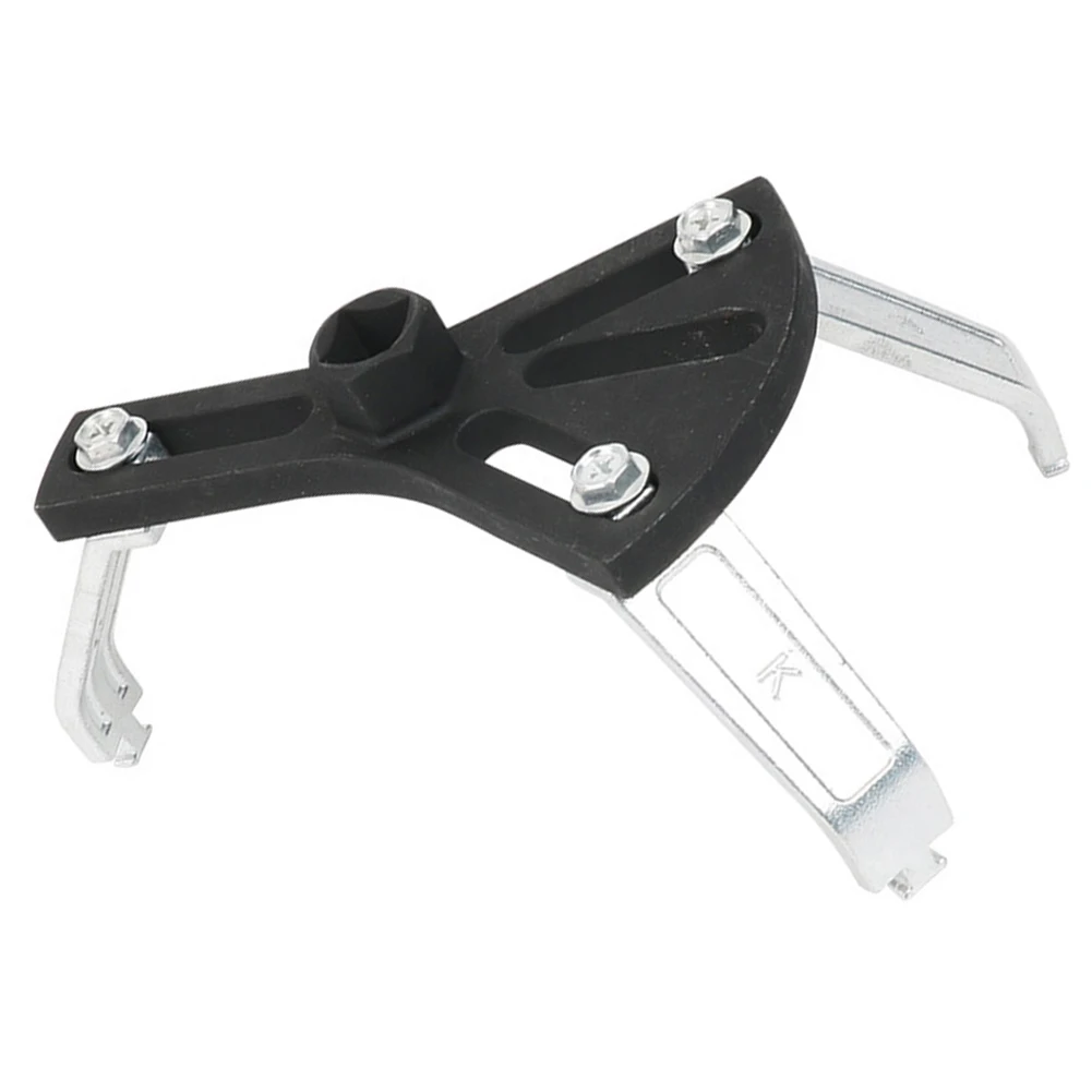 Metal Curved Foot Fuel Tank Pump Wrench Adjustable 125-175mm For Oil Delivery System Lock Ring Cap Spanner Repair Hand Tools