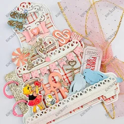 KSCRAFT Tiered Tray Mini Album Cutting Dies Stencils for DIY Scrapbooking Decorative Embossing DIY Paper Cards