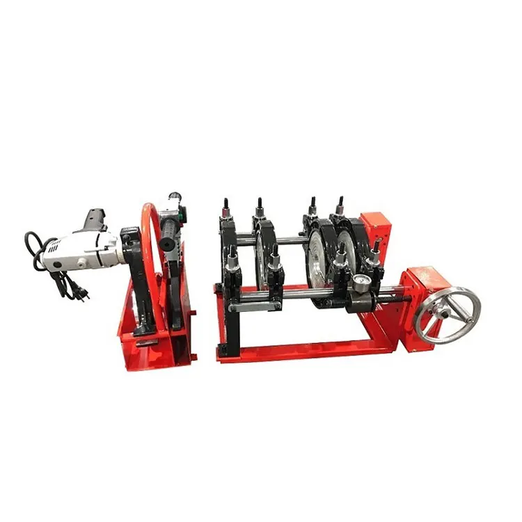 

PFW250-4C Welding Machine Hdpe Screw Manual 4 Clamps PE Manual Butt Fusion Thermofusion Welding Machine Price