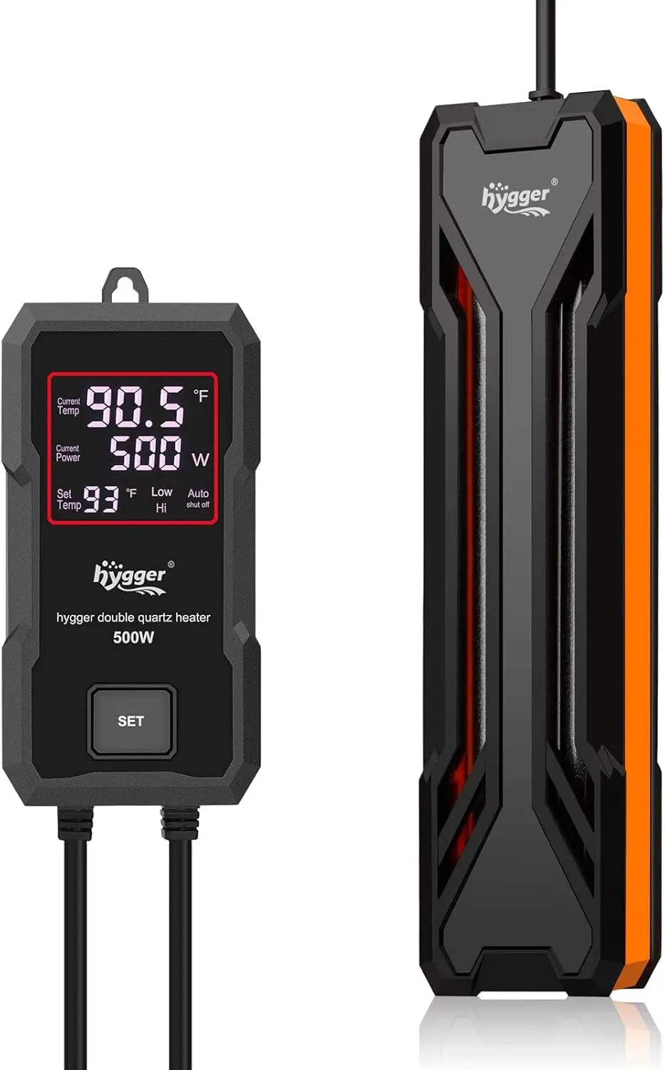 

300W-1000W Submersible Aquarium Heater with Digital LED Controller, Auto Shut-Off When Out of Water, for Fresh & Saltwater Tanks