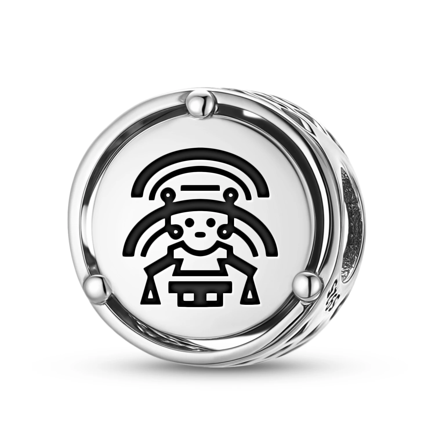 Inca Mama Killa 925 Sterling Silver Symbol Fit Original Bracelet Diy Jewelry Accessories Family Bead