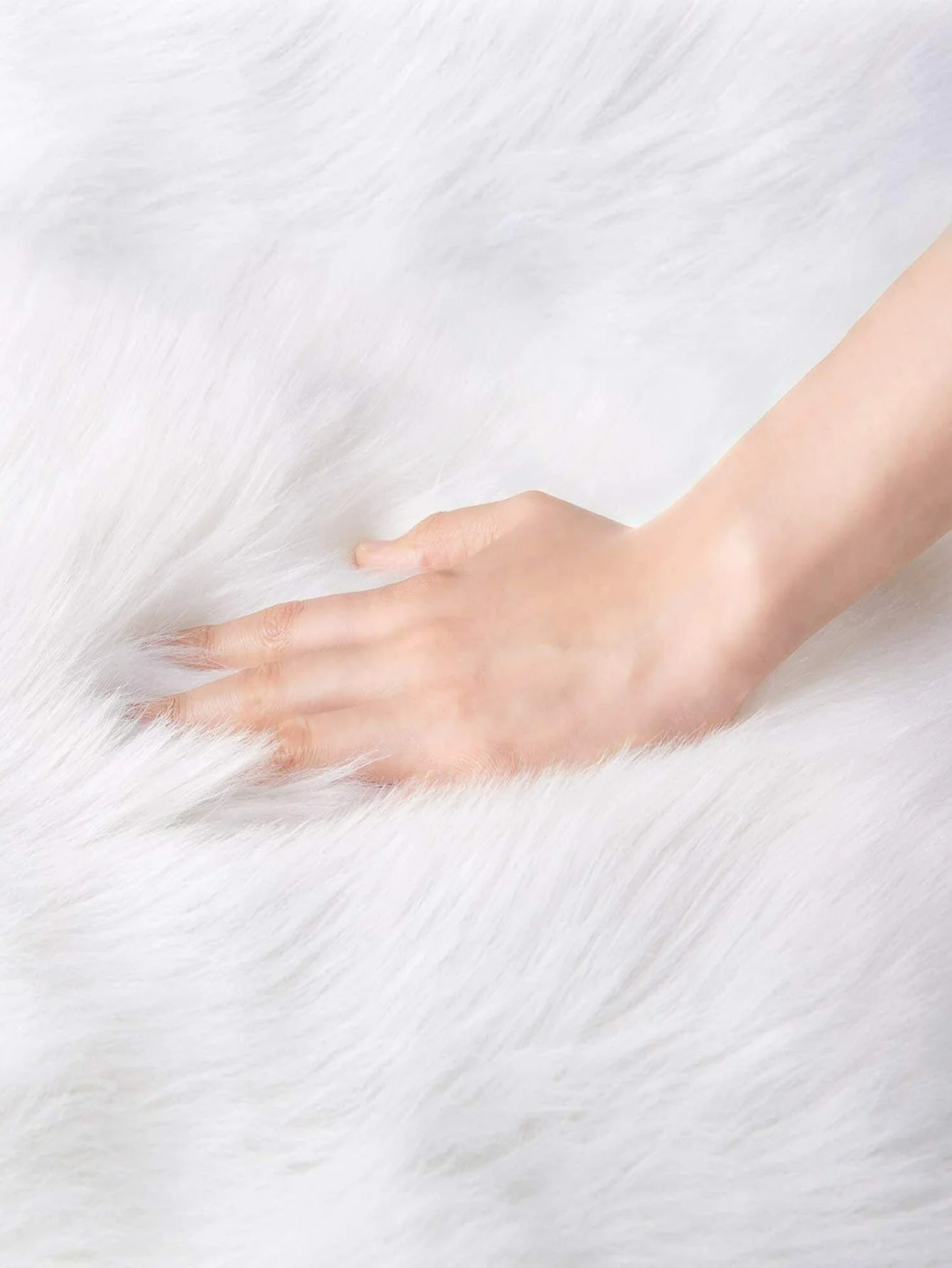 Living Room Bedroom Decoration Profiled Plush Carpet Floor Mat Thickened Foft Fluffy