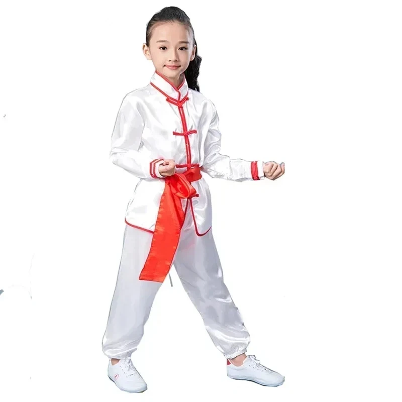 

Adult Kid Chinese Traditional Wushu Costume Clothes Boys Girls Kungfu Pak Tai Chi Martial Art Uniform Outfits Custom Logo