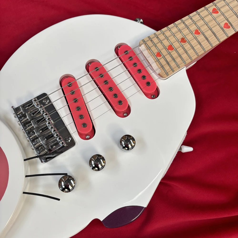 White Cat Electric Guitar high-quality hardware, smooth frets, stable tuning, comfortable neck, balanced tone