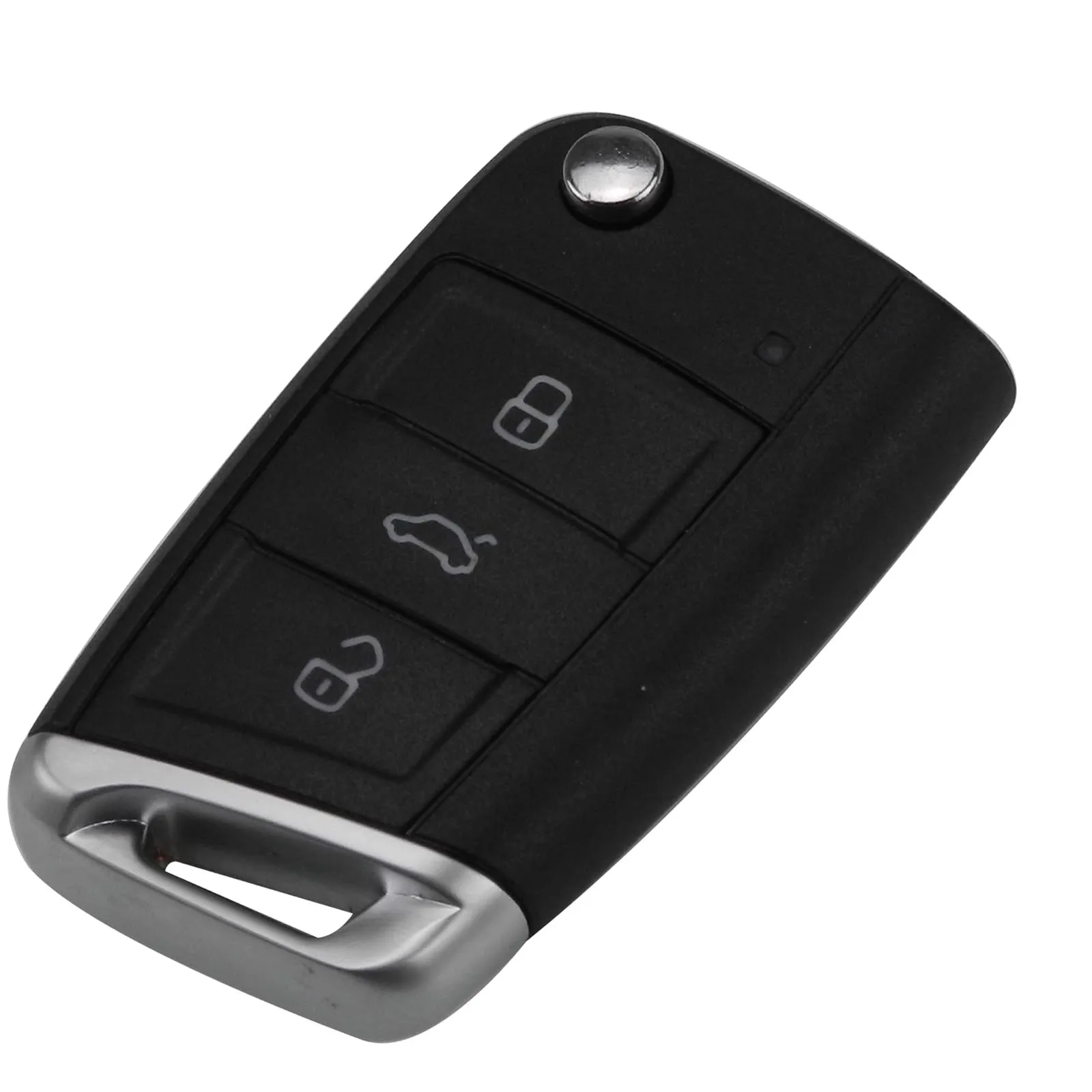 Jingyuqin 3B Upgrade Flip Remote Key Shell For Volkswagen VW Golf 4 5 6 7 Jetta Passat CC Tiguan Polo Beetle Touran Bora Skoda