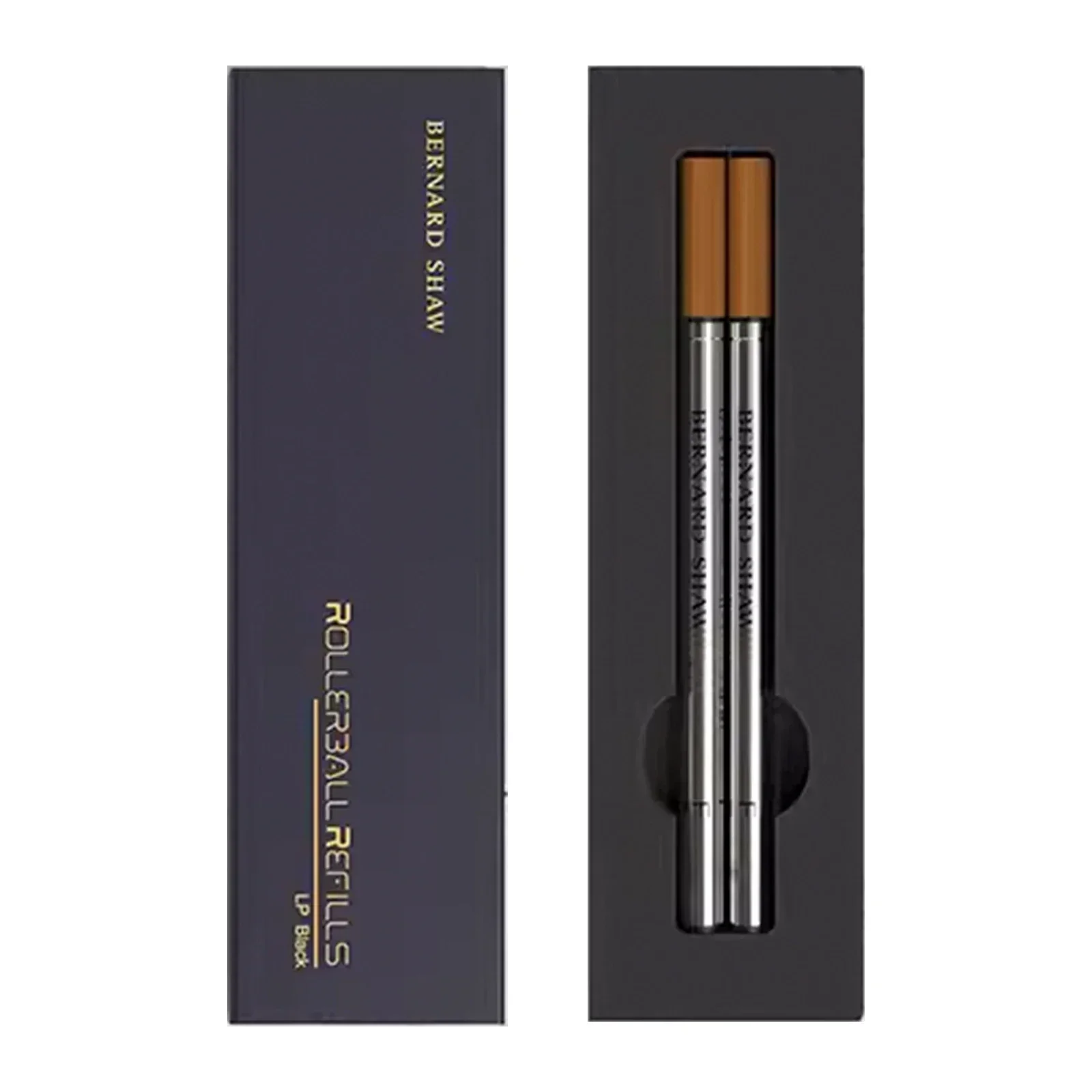 Bernard Shaw replacement pen core for Ballpoint pen black 0.6mm quick drying Water based signature pen Refills school stationery