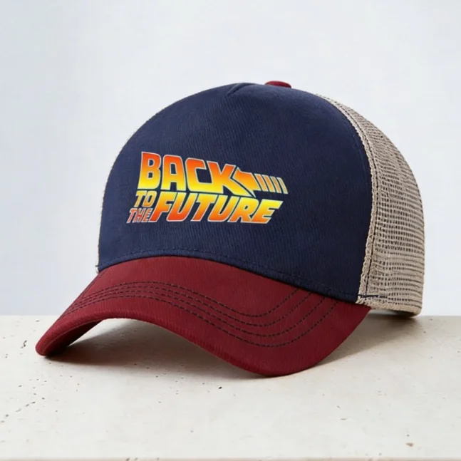 classic movie Back To The Future baseball cap Delorean Motor Company hat summer cool Mesh adjustable Snapback hats