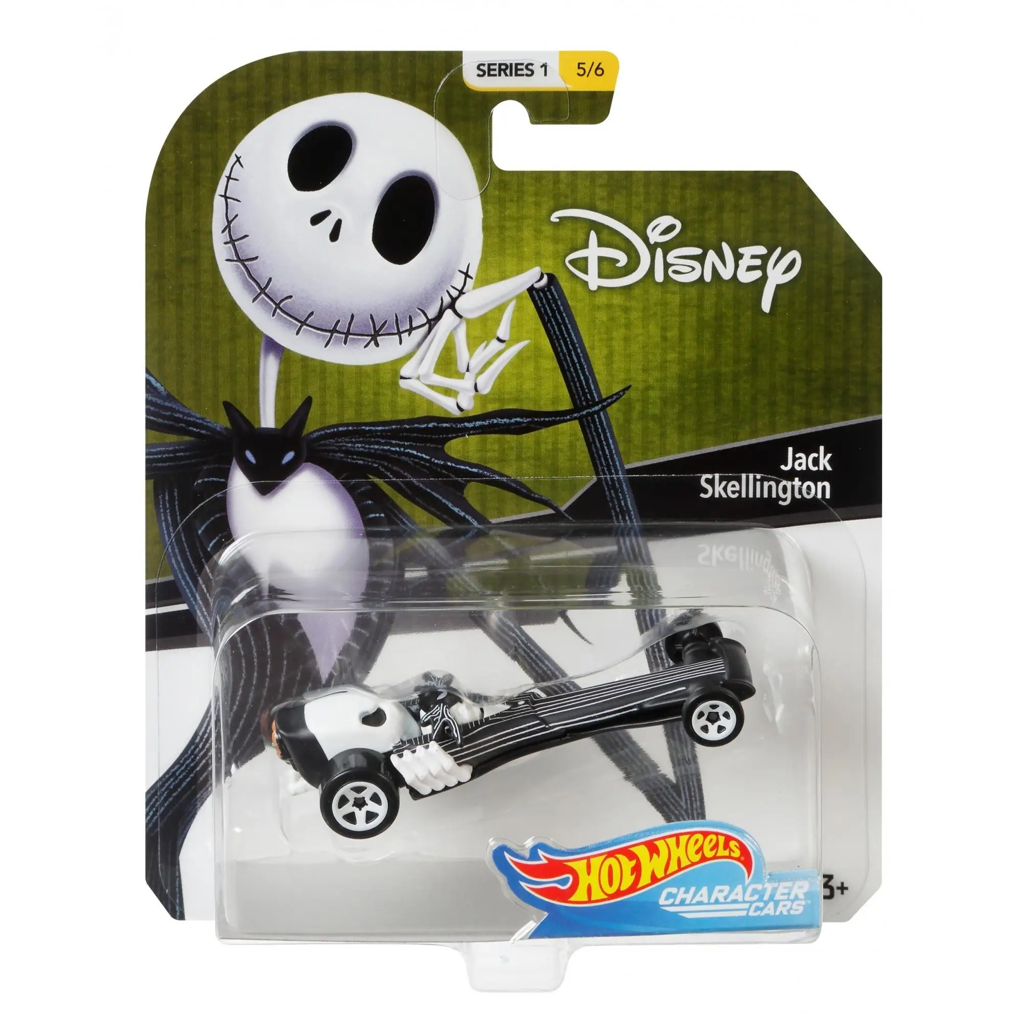 

Original Hot Wheels 1/64 Jack Skellington Cars Toys for Boys Christmas Gifts