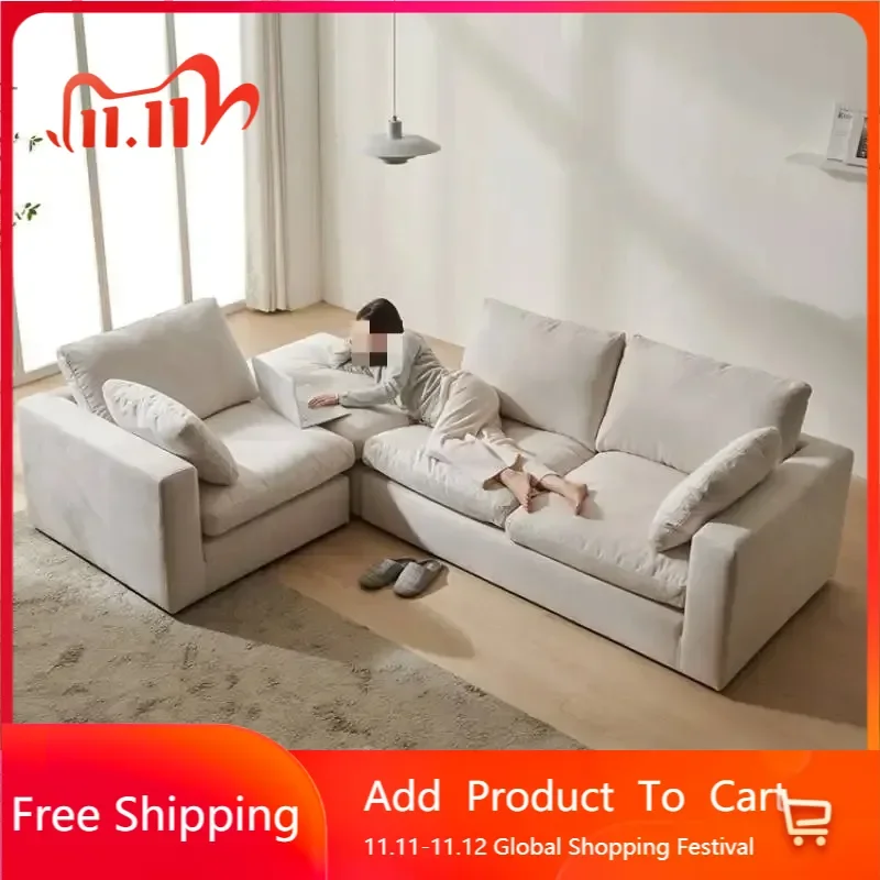 

Minimalist European Sofa Backrest Elegant Wooden Luxury Bedroom Sofa Puffs Sectional Recliner Designer Muebles Unique Furniture