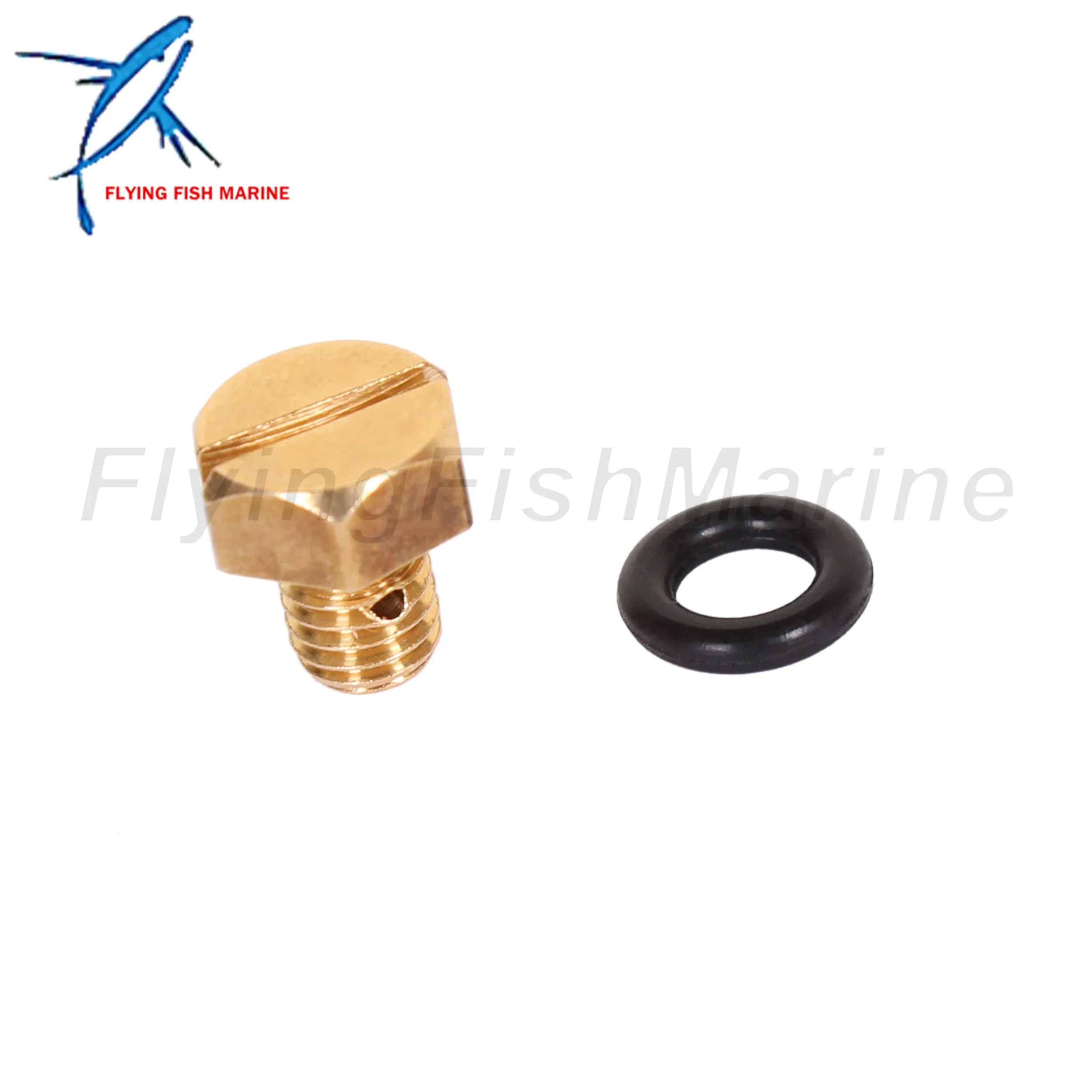 Outboard Engine 6H3-14992-00 Carburetor Float Bowl Drain Screw with O-ring 93210-04230 for Yamaha 40HP 50HP 60HP 70HP 75HP 90HP