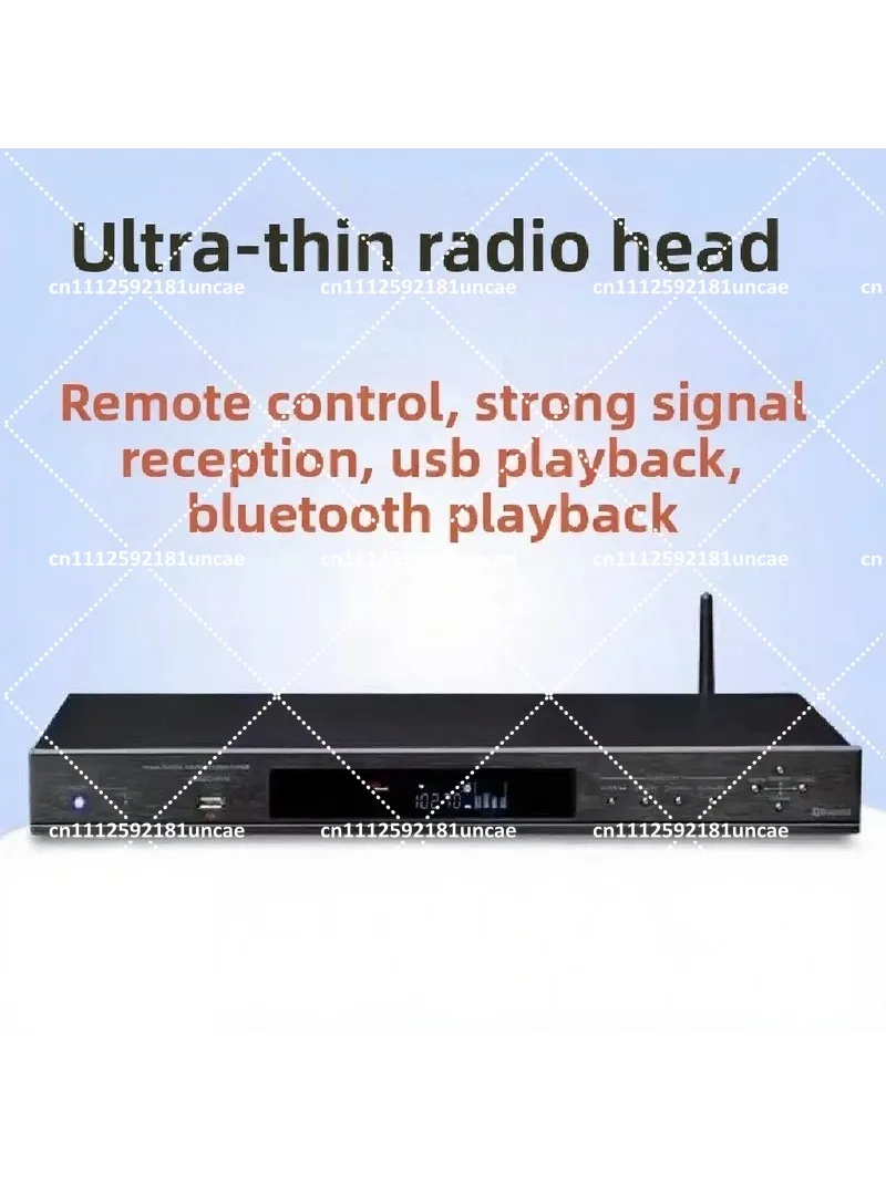 AM/FM Tuner Home Broadcasting Radio, Dynamic Level Display High-Precision Ultra-Thin 220V