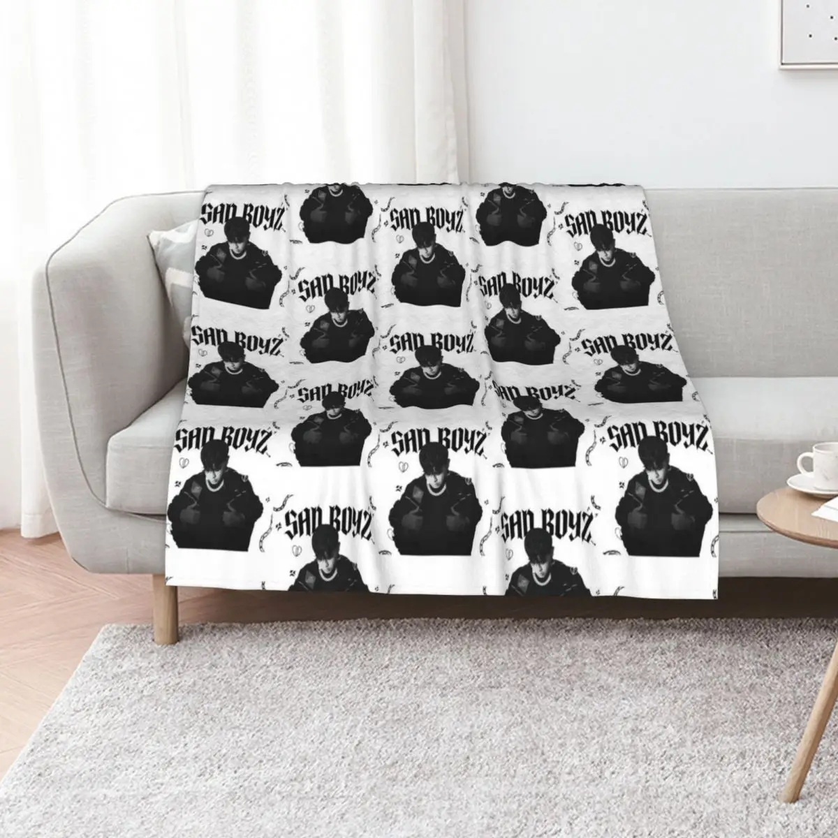 

Junior H Sad Boyz Tour Throw Blanket valentine gift ideas Blankets For Sofas christmas gifts Hairy Blankets