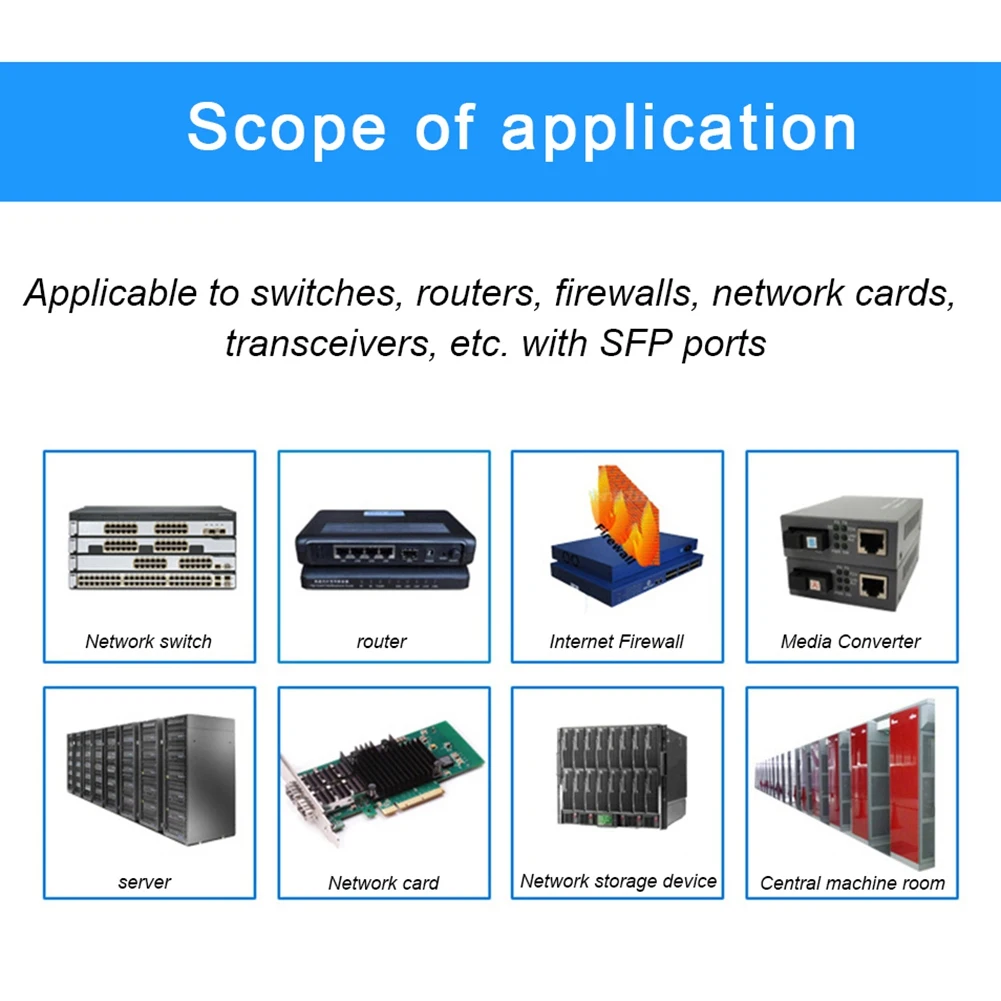 مفتاح إيثرنت جيجابت ، وحدة SFP ، 10 ميغابايت في الثانية ، جهاز الإرسال والاستقبال SFP