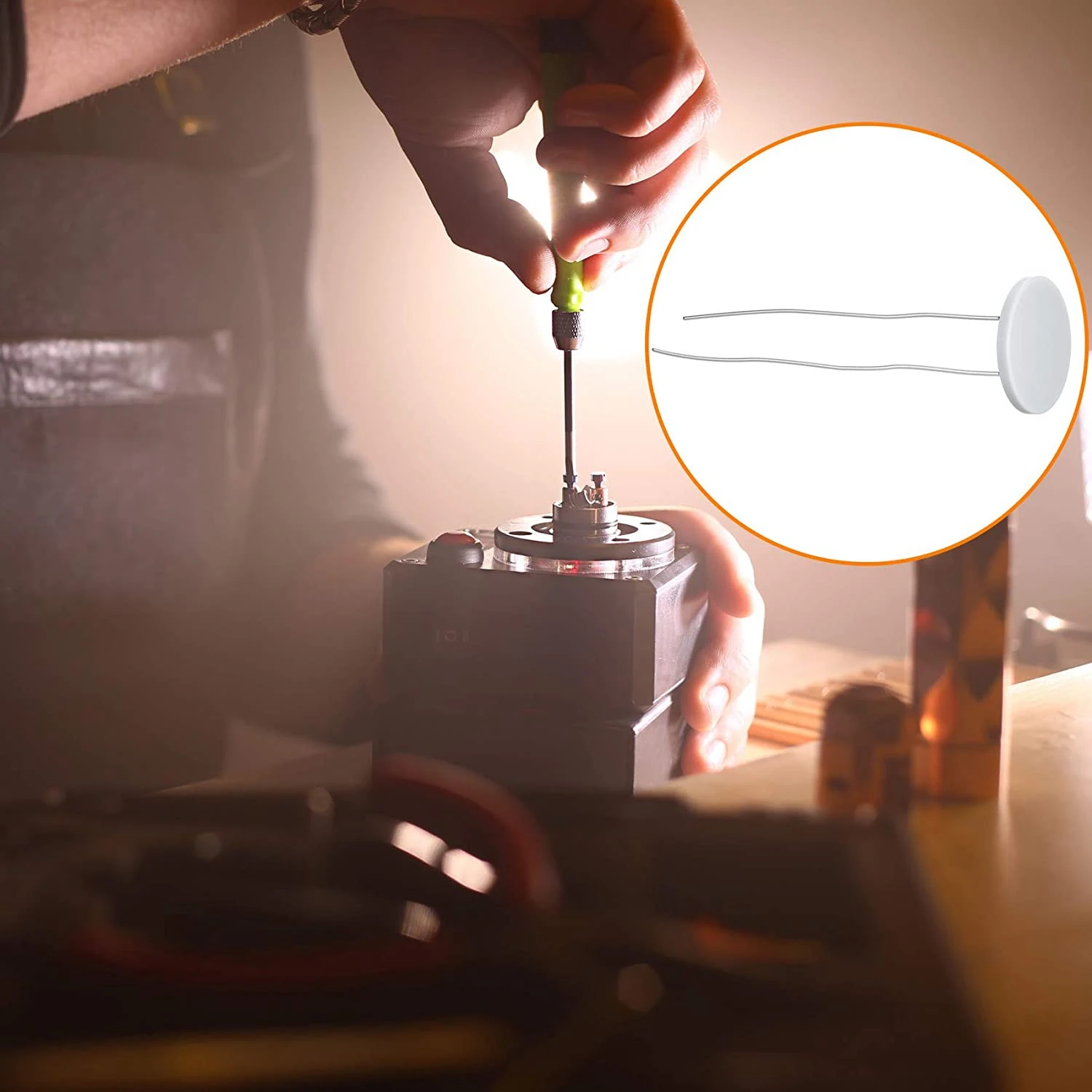 

2 Pack Peek Ceramic Coil 1.25mm Thick, Ceramic Peakcoil for Pufc0 Repair Kit SSQ