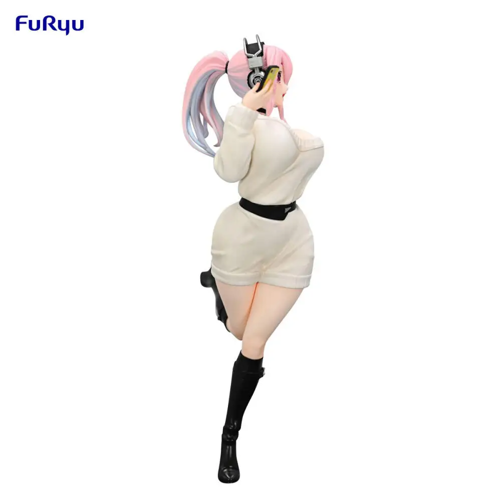 Officially Licensed Furyu Trio Try It Super Sonico Figure Anime Winter Memory Crossroad Character Model view 6