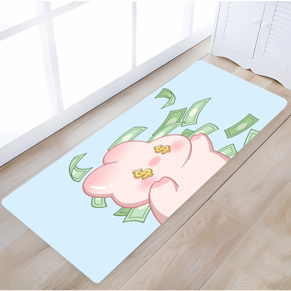 Outdoor Doormat Entrance Door Mat Out KONI PIG Things to the House Rug for Bedroom Mats Decoration Home Accsessories Customized