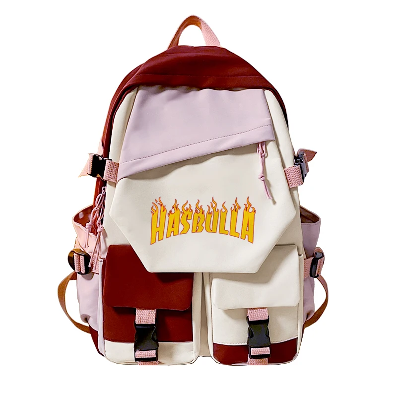 Teen School Bag for Girls Backpack Women Hasbulla Fighting Meme Printing Bookbags Middle Student Schoolbag Large Cute Bagpack