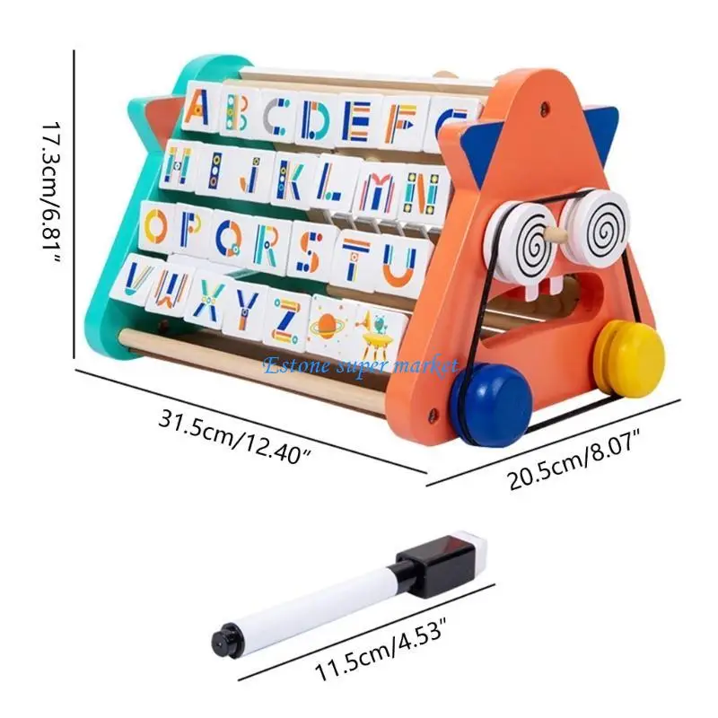 090B Houten Rekenkunde Speelgoed voor Kleuterschool Kinderen BusyBoard Leren Speelgoed Kinderen Hand-Oog Coördinatie Onderwijs