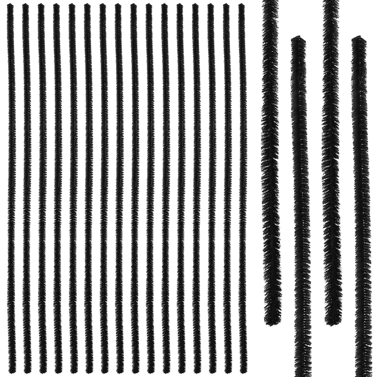 

300pcs Chenille Stems 6MM White Fuzzy Craft Diy Twisted Rod Toys Handmade Tools Accessories Material