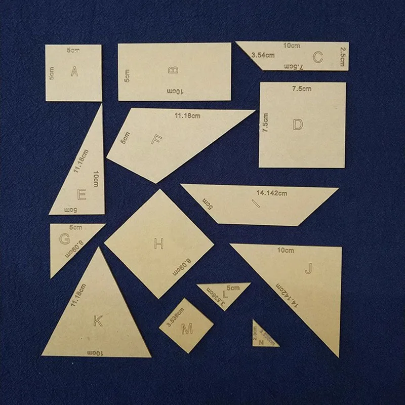 

Многогеометрическая линейка Sashiko, набор акриловых шаблонов для рисования трафаретов, инструмент для измерения разметки шитья своими руками для вышивки