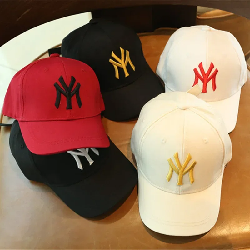 Cool New Boys Girls Kids Children NY Cap Letter Embroidery Girls Baseball Cap Popular Hip Hop Sun Hat Red Casquette New York