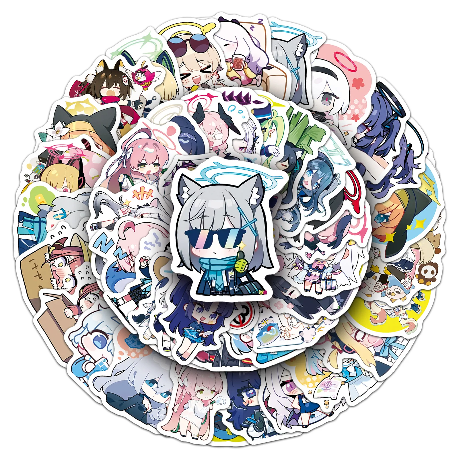 

10/30/50PCS Cartoon Blue Archive The Animation Anime Sticker DIY Phone Laptop Luggage Skateboard Graffiti Decals Fun for Kid