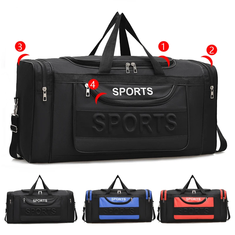 

Ultralarge Capacity Travel Bag Luggage Handbag Fitness Bag Single Shoulder Bag for Sports And Fitness Accessories