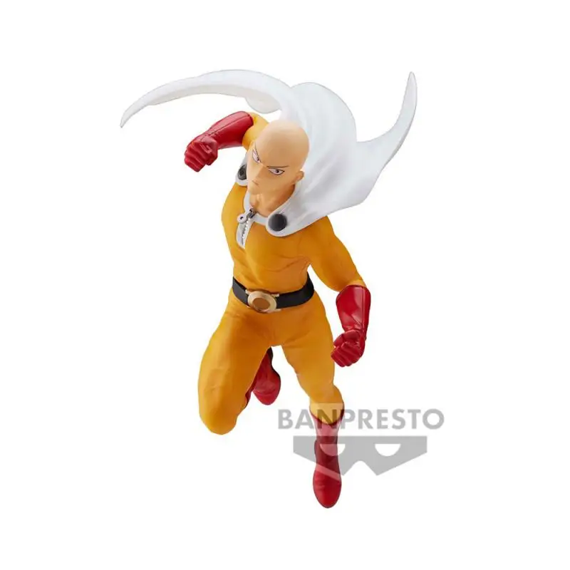 Bandai Original In Spot One Punch Man Saitama Genos Terrible Tornado Hellish Blizzard Garou Anime Model Figures Boxed Toys Gift