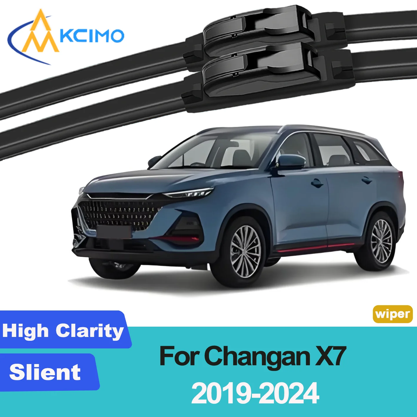 

2PCS New Front Windshield Wiper Blade for Changan X7 2019-2024 Changan Oshan X7 (Pakistan) Front Windshield Accessories 2024