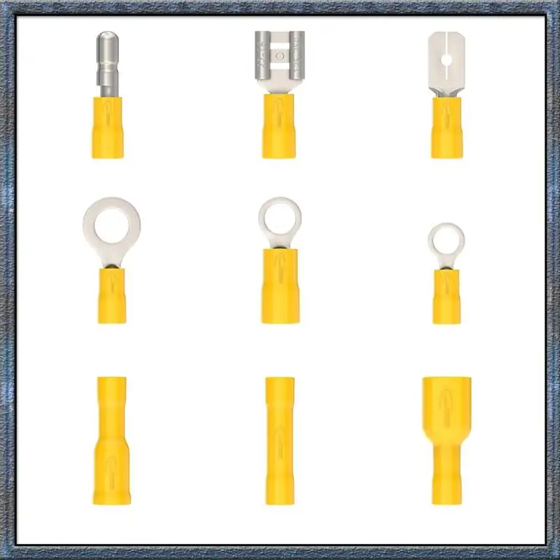 

Top Deals 700 Pieces Blade Receptacles, Ring Terminals And Butt Connectors Round Connectors