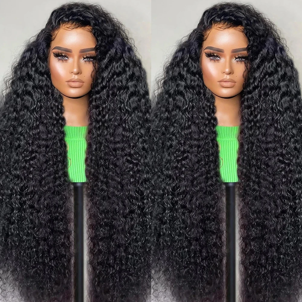 Deep Wave Hd Lace Frontal Wigs 13x4 Water Wave Lace Front Wig Wet And Wavy Wig For Women Curly Human Hair Wigs Pre Plucked