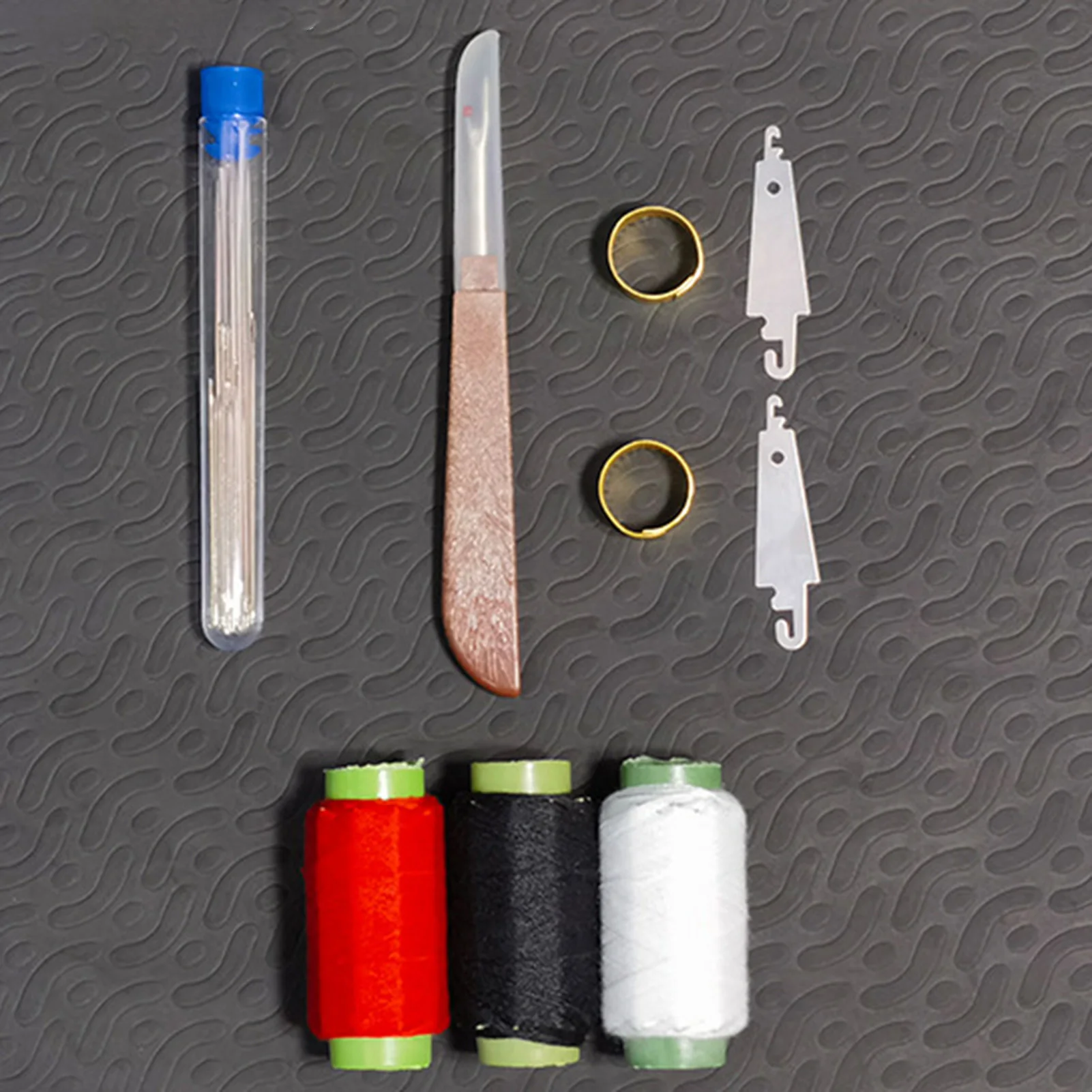 34/37 قطعة مجموعة إبر الخياطة العين الكبيرة إبر اليد للملابس اللحف التطريز سهلة الموضوع إبرة عدة حالة كبار السن صياغة #1