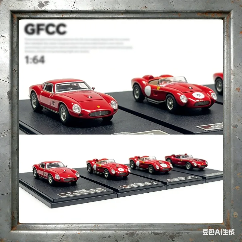 

GFCC 1:64 250TR Convertible Classic Car - Cast-pressed imitation alloy car model, boys' toy, adult collection piece.