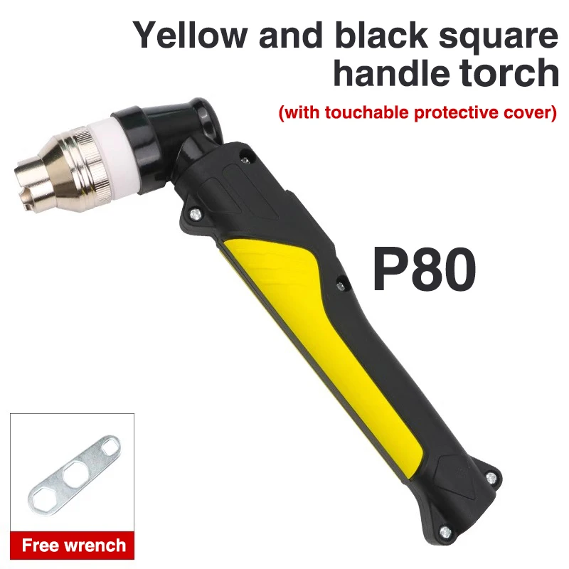 Straight P-80 P80 Hf Pilot Arc Cnc Auto Plasma Cutting Torch Head For Cutter Lgk-80 Lgk-100 Plasma Machine Heads Gun Body