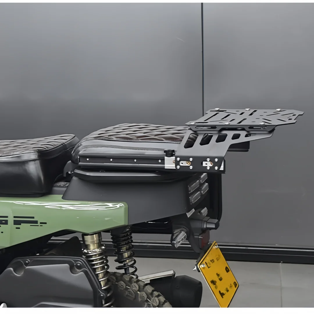 For Honda Square X125 modification: sliding tail rack, telescopic rear seat and tail box bracket accessories.